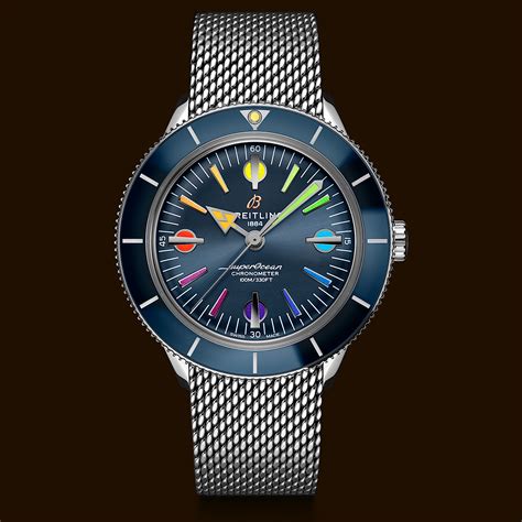 breitling rainbow watch|breitling superocean heritage 57 rainbow.